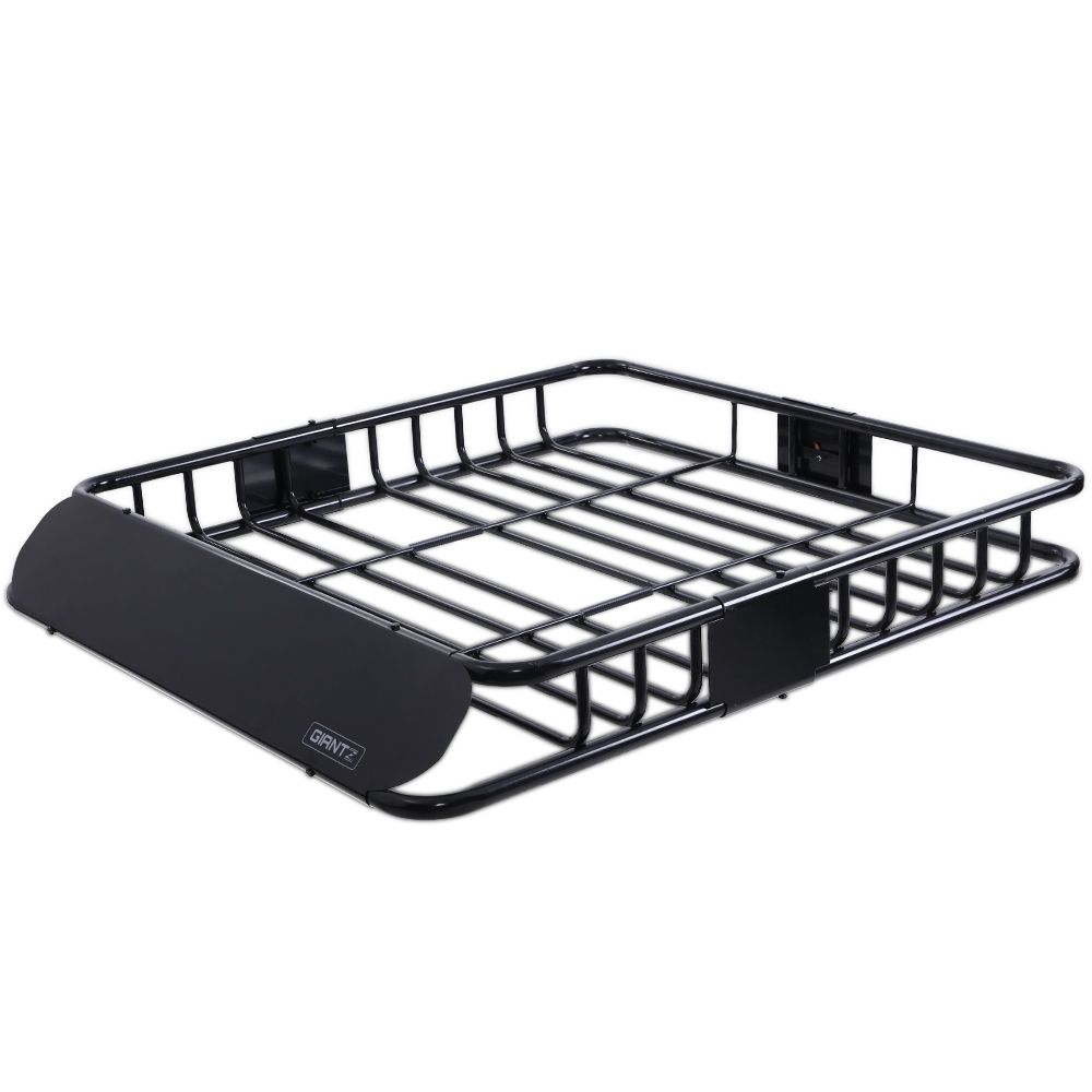 Giantz Universal Roof Rack Basket Car Luggage Carrier Steel Vehicle Cargo 112cm