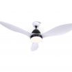 Devanti 48'' Ceiling Fan DC Motor w/Light w/Remote - White