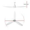 Devanti 64'' Ceiling Fan DC Motor w/Light w/Remote - White