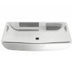 Wash Basin 71x38x13.5 cm Ceramic Silver