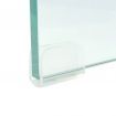 TV Stand/Monitor Riser Glass Clear 80x30x13 cm