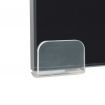 TV Stand/Monitor Riser Glass Black 40x25x11 cm