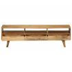 TV Cabinet Solid Mango Wood 140x30x41 cm