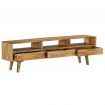 TV Cabinet Solid Mango Wood 140x30x41 cm