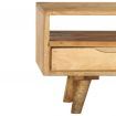 TV Cabinet Solid Mango Wood 140x30x41 cm