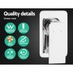WELS Round 9 inch Rain Shower Head and Mixer Set Bathroom Handheld Spray Bracket Rail Chrome