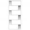 Book Cabinet/Room Divider White 80x24x192 cm Chipboard