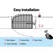 Lockmaster Single Swing Gate Opener 600KG 20W Solar Panel