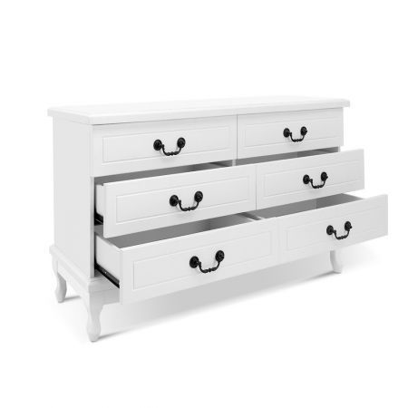 Artiss 6 Chest of Drawers Dresser Tallboy Lowboy Storage Cabinet ...