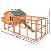 i.Pet Chicken Coop Coops Wooden Rabbit Hutch Hen Chook House Ferret Large Run XL