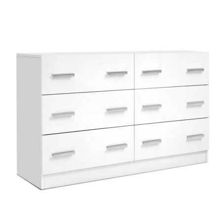 Artiss 6 Chest Of Drawers Cabinet Dresser Tallboy Lowboy Storage