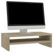 Monitor Stand Sonoma Oak 42x24x13 cm Chipboard