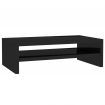 Monitor Stand High Gloss Black 42x24x13 cm Chipboard