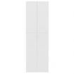 Office Cabinet White 60x32x190 cm Chipboard