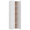 Office Cabinet White 60x32x190 cm Chipboard