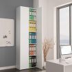 Office Cabinet White 60x32x190 cm Chipboard
