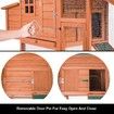 Wooden Chicken Coop Extra Large Bunny House Rabbit Hutch Duck Cage Enclosure Outdoor 272cm