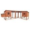 Wooden Chicken Coop Extra Large Bunny House Rabbit Hutch Duck Cage Enclosure Outdoor 272cm