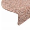 15 pcs Self-adhesive Stair Mats Needle Punch 54x16x4 cm Brown