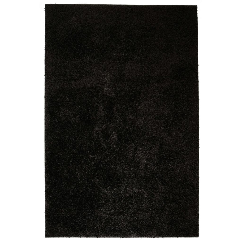 Shaggy Area Rug 120x170 cm Black
