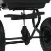 Walk Behind Salt Spreader PVC and Steel 92x46x70 cm 15 L