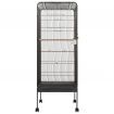 Bird Cage Grey 54x54x146 cm Steel