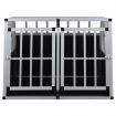 Dog Cage with Double Door 94x88x69 cm