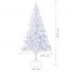 Artificial Christmas Tree with Steel Stand 210 cm 910 Branches