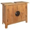 Bathroom Vanity Cabinet Solid Recycled Pinewood 70x32x63 cm