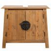 Bathroom Vanity Cabinet Solid Recycled Pinewood 70x32x63 cm