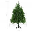 Artificial Christmas Tree Lifelike Needles 120 cm Green