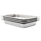 Pans 4 pcs GN 1/1 65 mm Stainless Steel