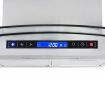 Island Range Hood 90 cm LCD Display Touch Sensor 756 Cubic Meter/H LED