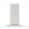 Island Range Hood 90 cm Stainless Steel 756 Cubic Meter/H LED