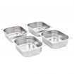 Pans 4 pcs GN 1/2 100 mm Stainless Steel