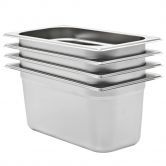 Pans 4 pcs GN 1/3 150 mm Stainless Steel