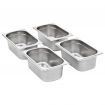 Pans 8 pcs GN 1/4 100 mm Stainless Steel