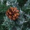 Frosted Christmas Tree with Pinecones 150 cm