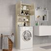 Washing Machine Cabinet Sonoma Oak 64x25.5x190 cm Chipboard
