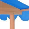 Kids Playhouse with Sandbox Wood Blue UV50