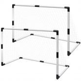 Mini Soccer Goals Post Net 2 pcs for Kids 91.5 x 48 x 61 cm