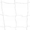 Football Goal with Net 182x61x122 cm Steel White