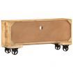 TV Cabinet Rough Mango Wood 110x30x50 cm