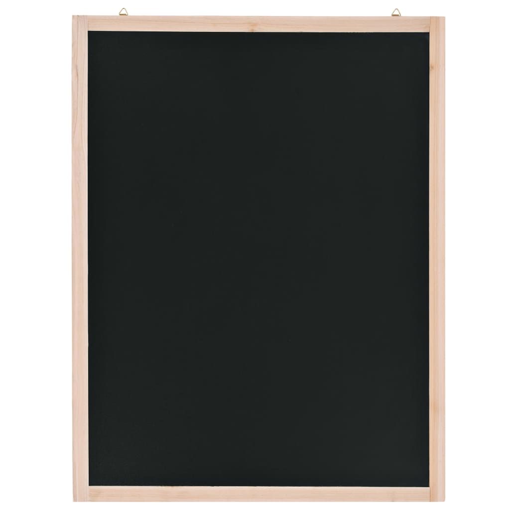 Wall-Mounted Blackboard Cedar Wood 60x80 cm