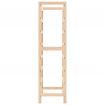 Wine Rack Cedar Wood 57,5x28x102 cm