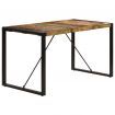 Dining Table 140x70x75 cm Solid Reclaimed Wood