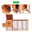 Chicken Run Coop Walk In House Rabbit Hutch Bunny Cage Duck Pet Hen Enclosure Outdoor Wooden Extra Long 250cm