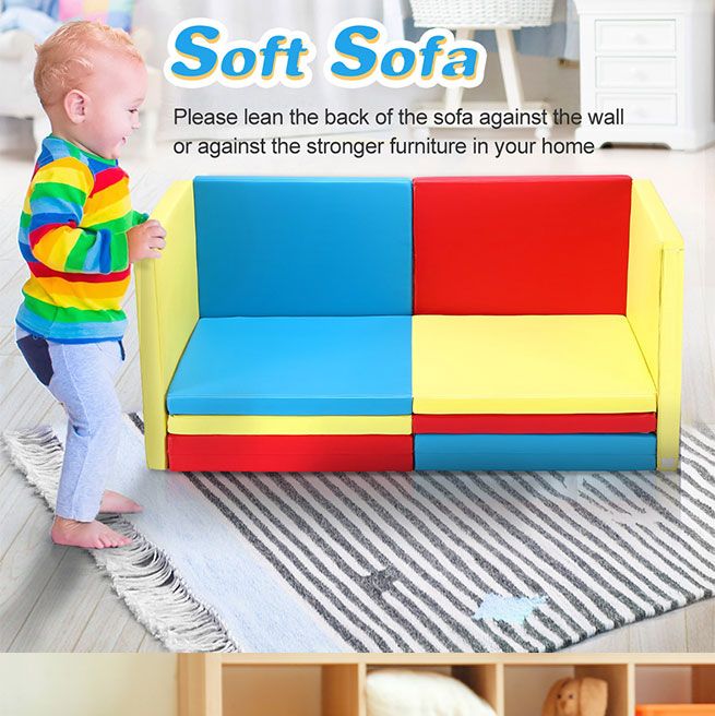 Kidbot New Baby Foam Play Mat Playpen Folding Sofa with Thick Padding