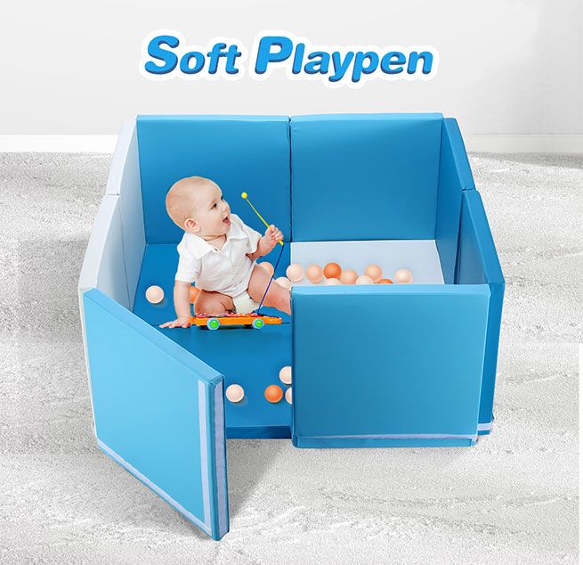 Kidbot New Baby Foam Play Mat Playpen Folding Sofa with Thick Padding