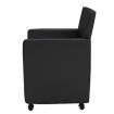 Dining Chairs 4 pcs Black Faux Leather